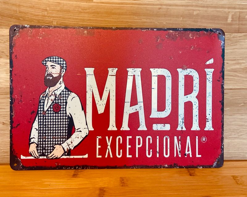 Metal Sign - Madri