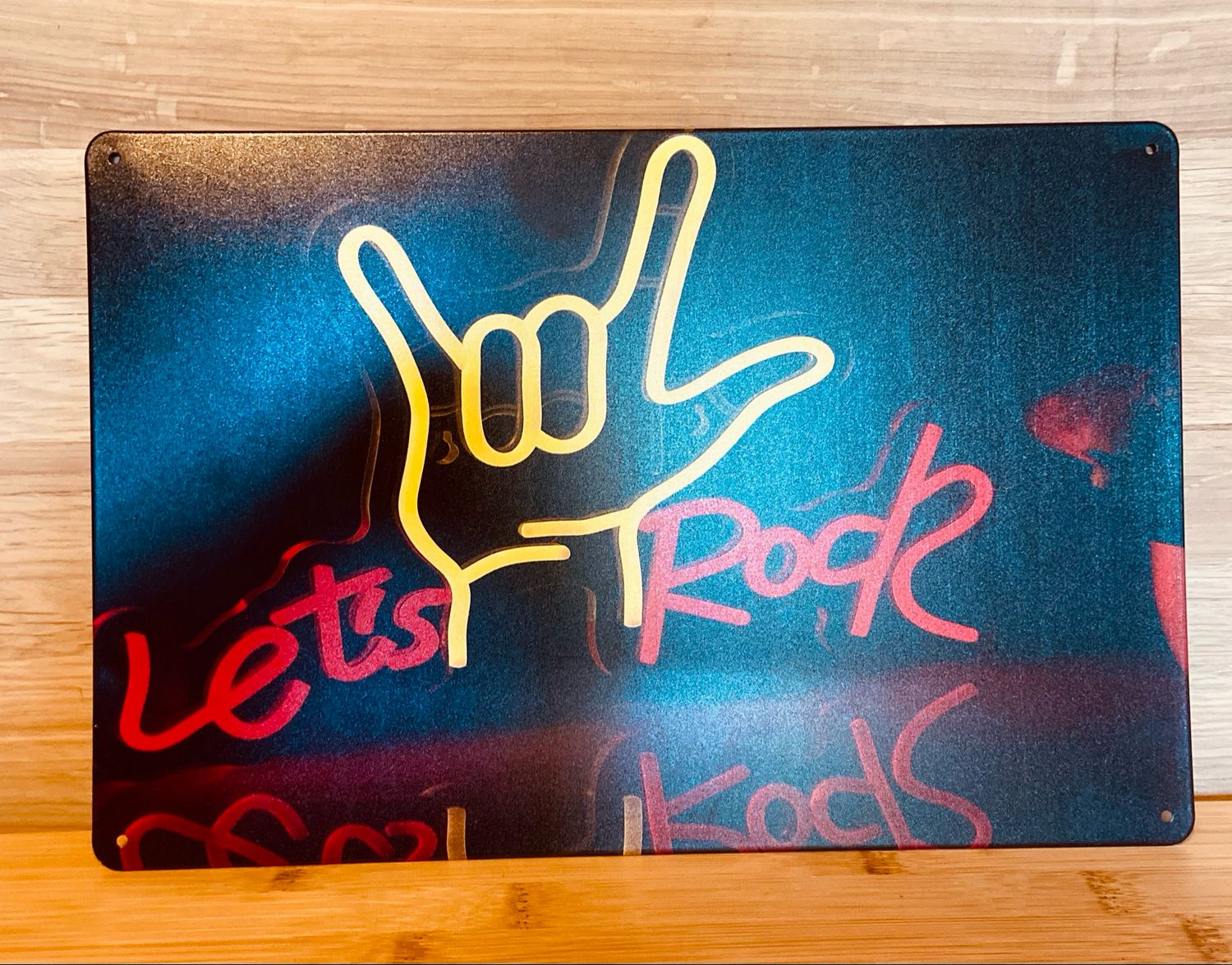 Metal Sign - Let’s Rock