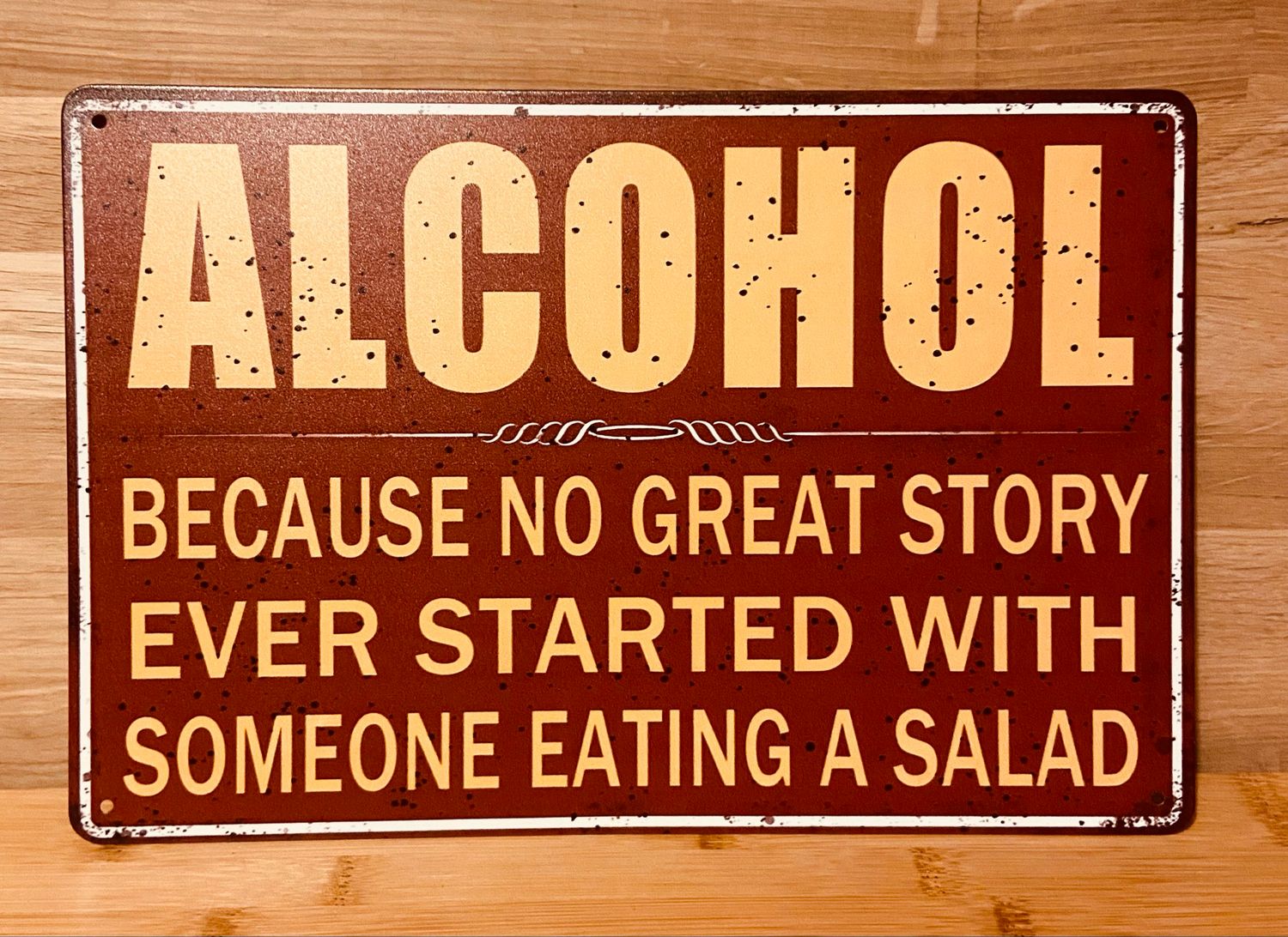 Metal Sign - Alcohol