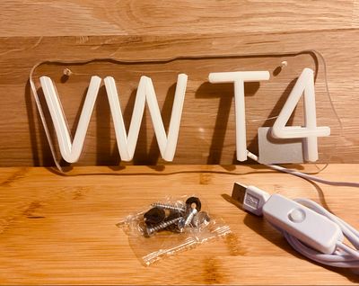 Neon LED Light Sign - VW T4