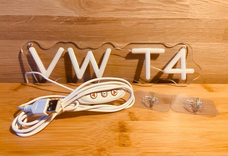 Neon LED Light Sign  - VW T4 12”