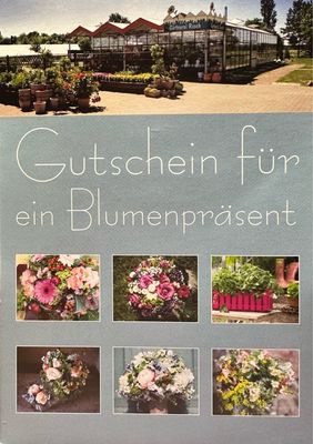 Gutschein Gärtnerei Rasch