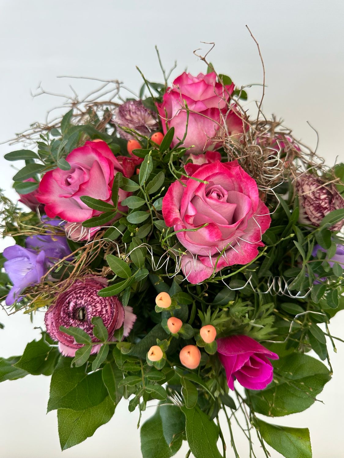 Blumenstrauß der Saison - Farbbereich Pastell