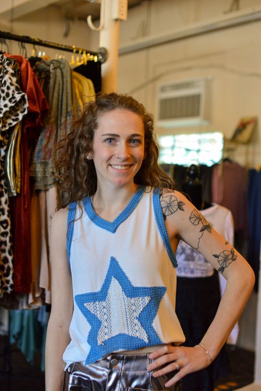 Blue Star tank top