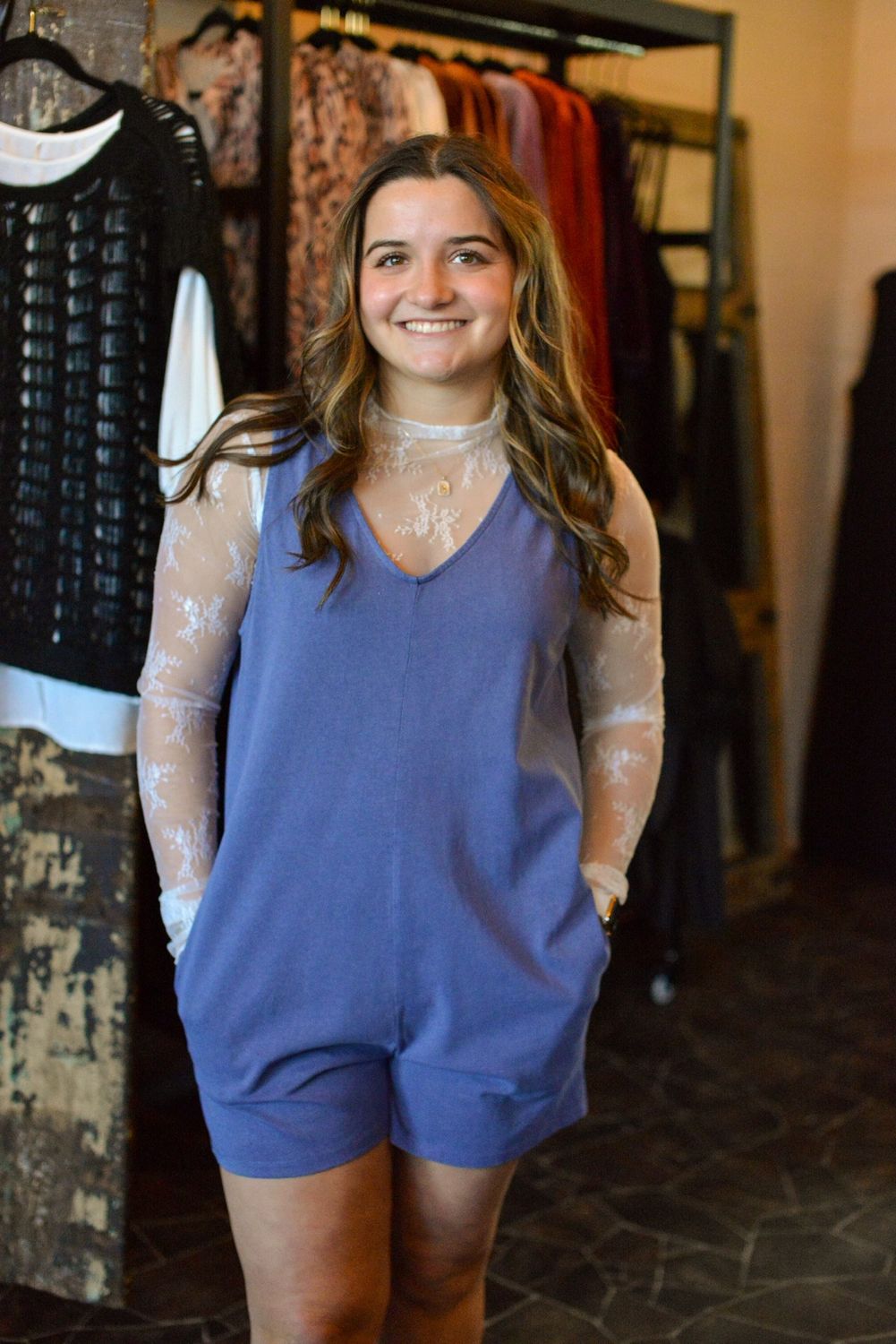 Indigo romper