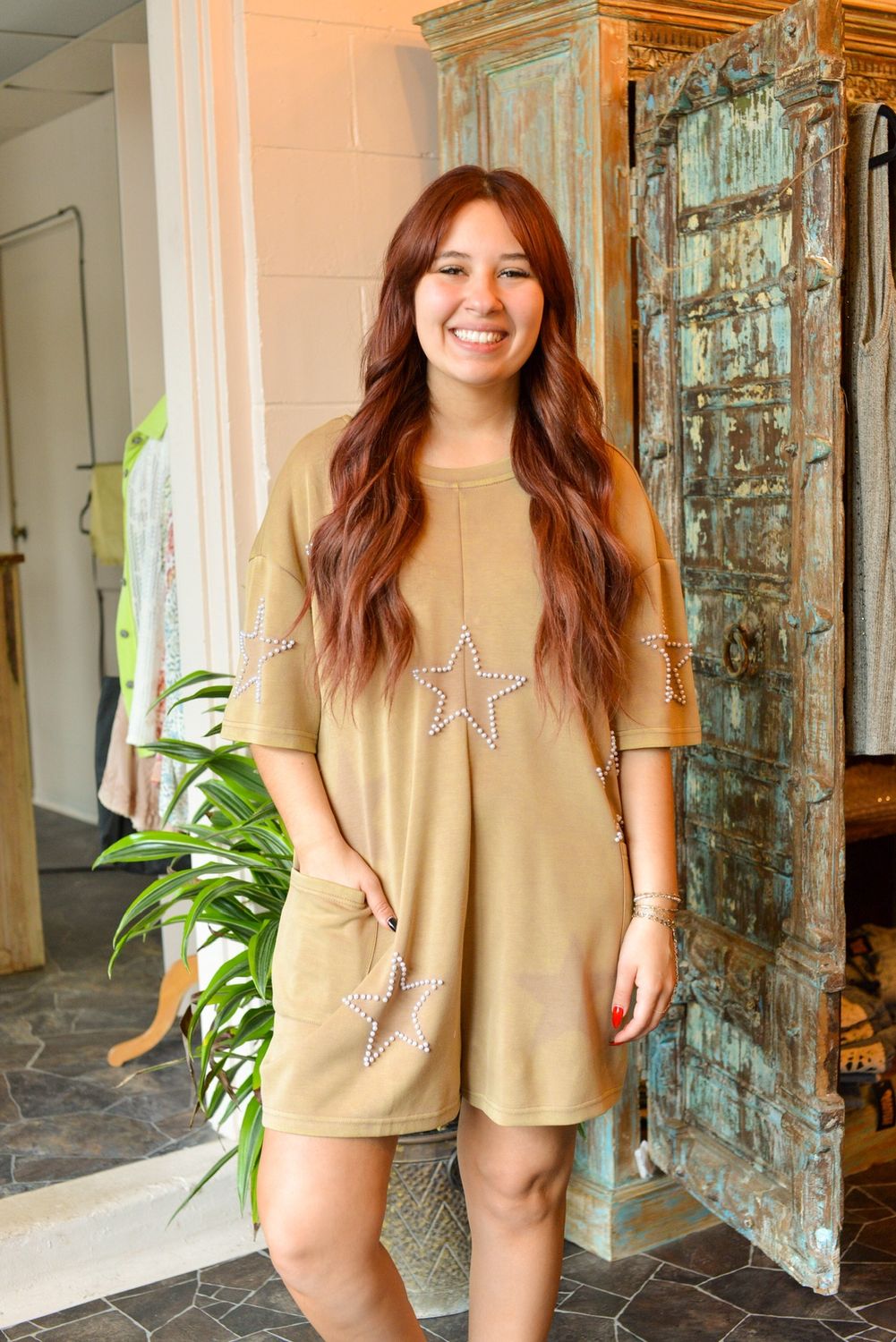 Latte Star romper