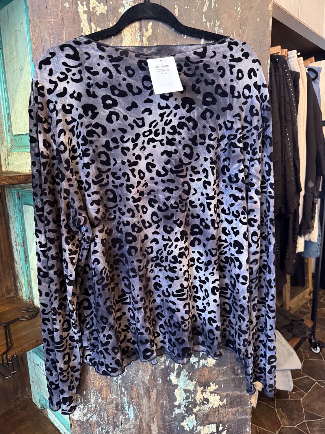 Black leopard layering