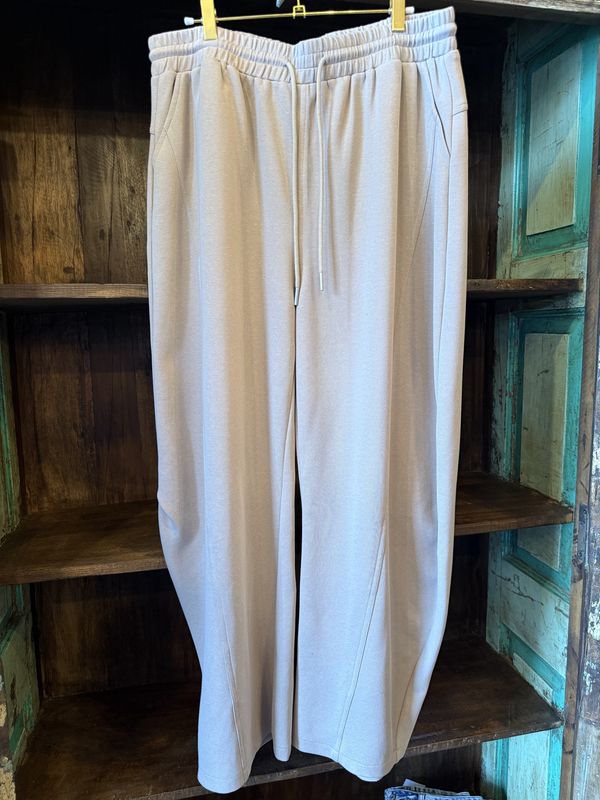 Taupe draw string pant PLUS