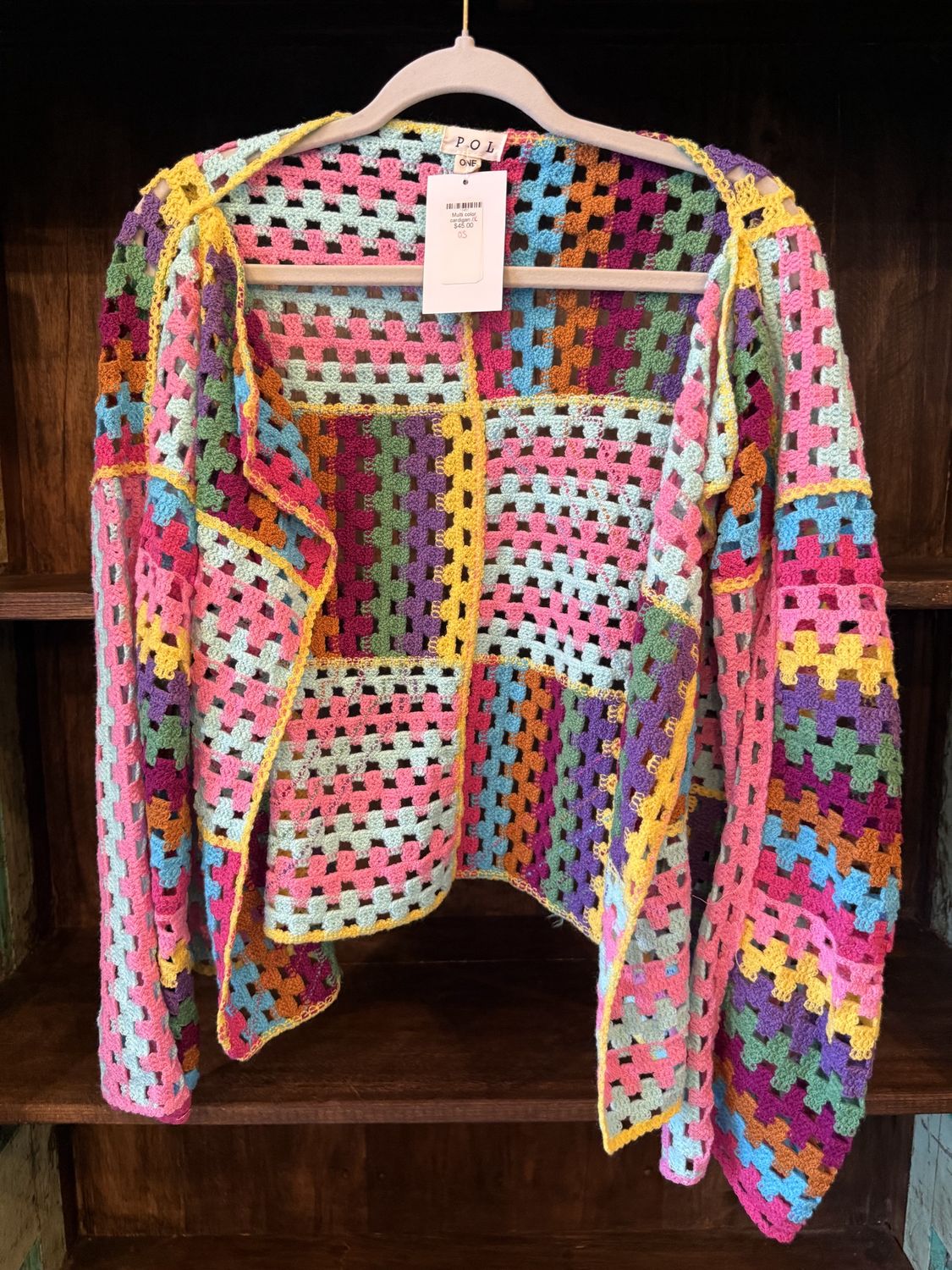 Multi color cardigan