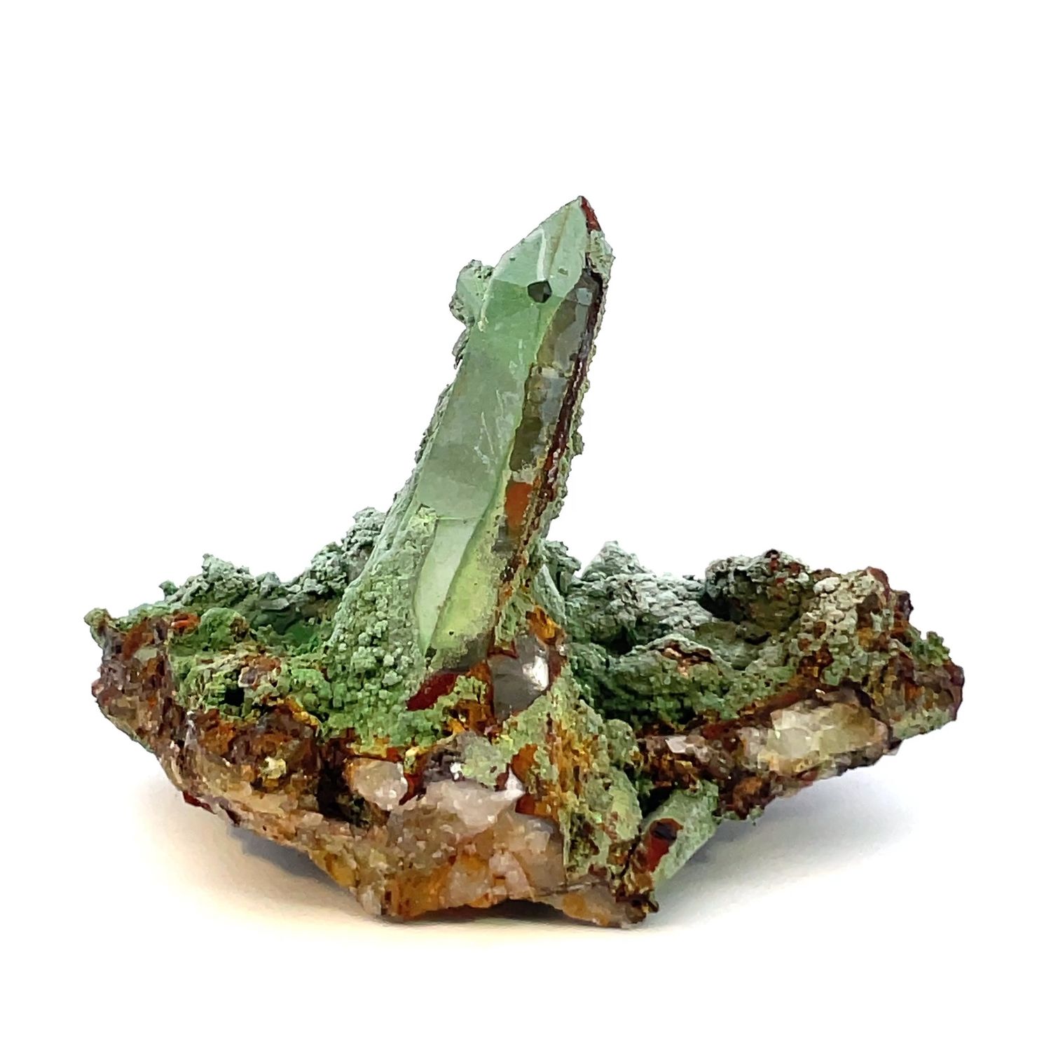 Quartz with Malachite #72