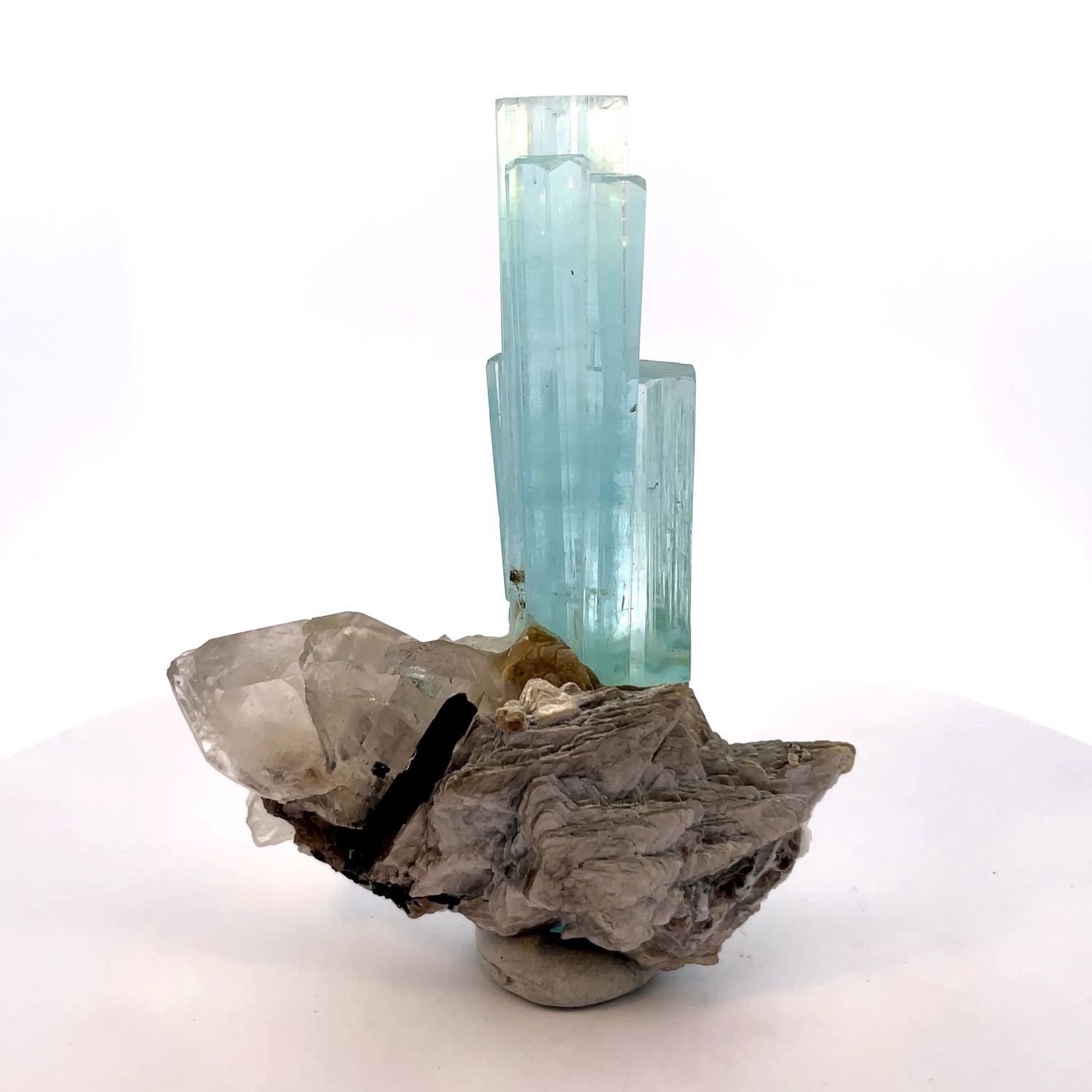 Aquamarine Muscovite Quartz #155