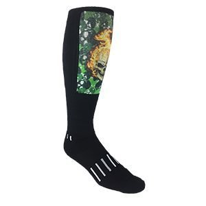 Moxy Socks EVIL FLAMING SKULL DEADLIFT socks