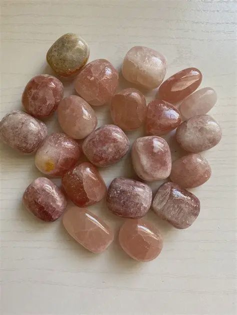 Red Rose Calcite tumble