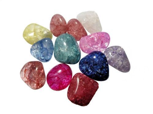 Crack Crystal Tumble Stone Lg*