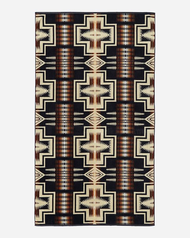 Harding Black Spa Towel 40x70