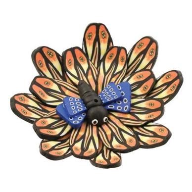 Fimo Round Butterfly