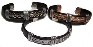 Leather Leatheret Cuff Mag