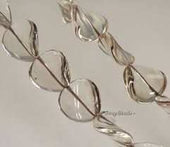 14x20mm Smky Qtz Ov Twst 16"