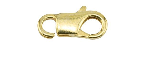 EZ Lobster Clasp 11mm GP 10pcs