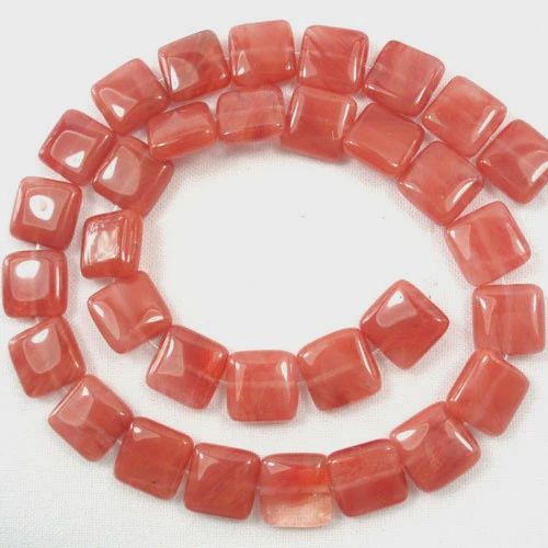 14mm Cherry Quartz Square St*