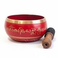 Singing Bowl Burgundy 6"