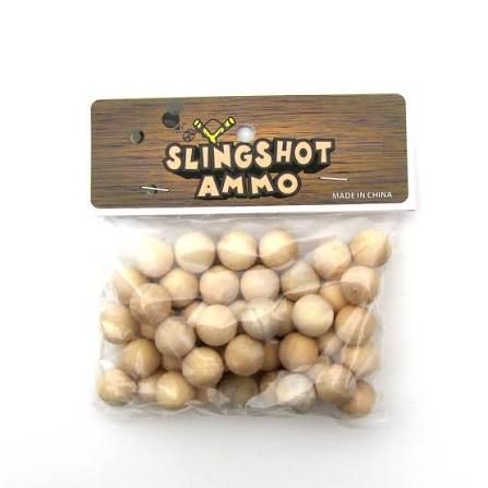 Wood Ball Slingshot Ammo