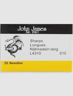 Sharps Needle - sz10 (25 pack)