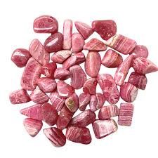 Rhodochrosite tumble stone