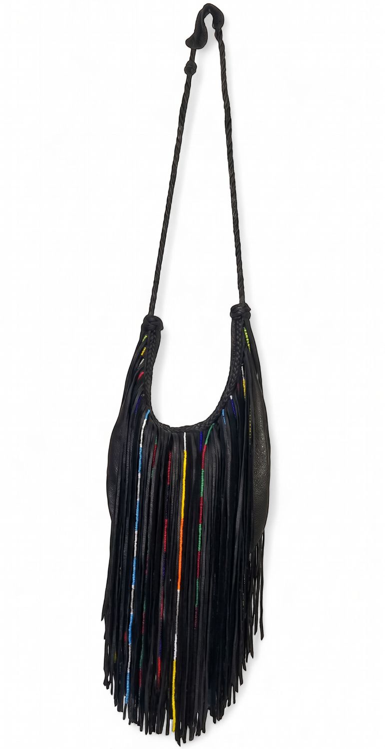 Gypsy Bag w/ Fringe - Black