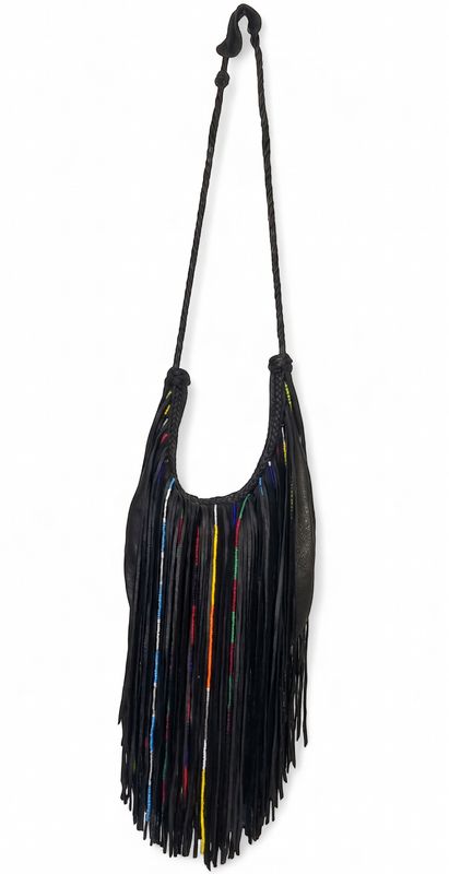 Gypsy Bag w/ Fringe - Black