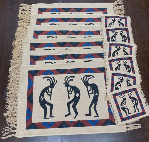 Placemat - 3 Kokopelli 13"x19"*