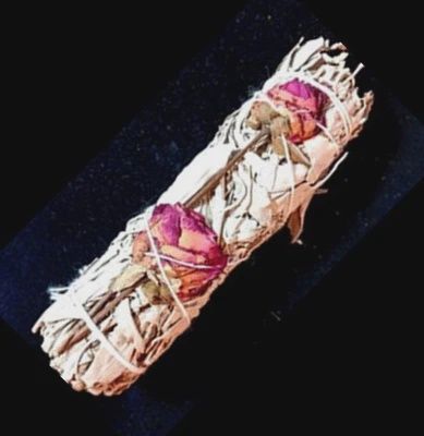 5" Sage w/Red Rose Buds*
