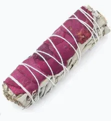 4" Sage w/Red Rose Floral