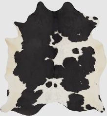 Cowhide Blk-Wht 31.5