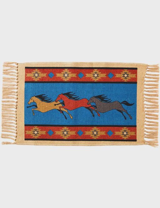 Placemat 3 Horses 13x19"