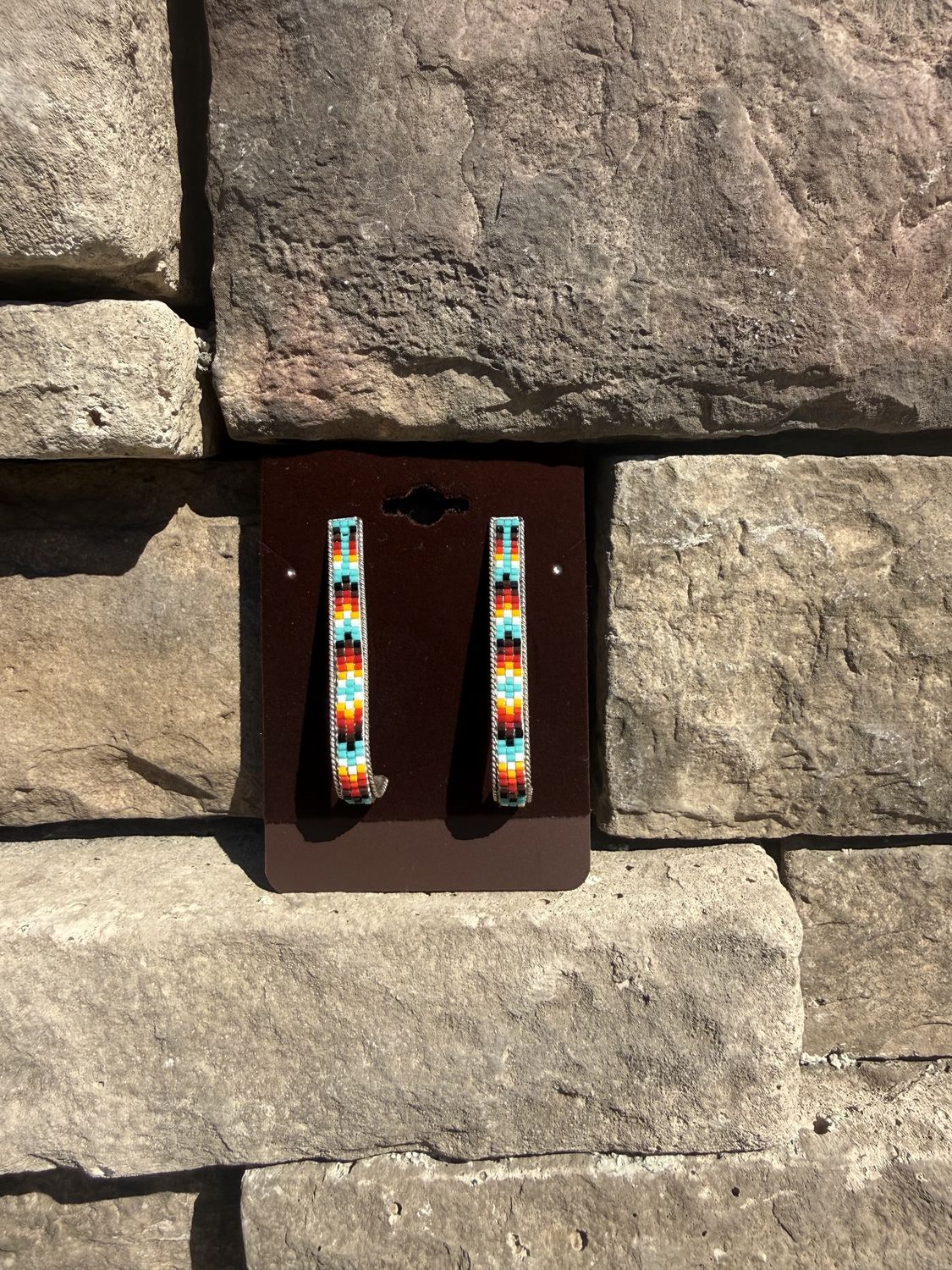 SP Bead Post Dangle 3", Colour: Blue