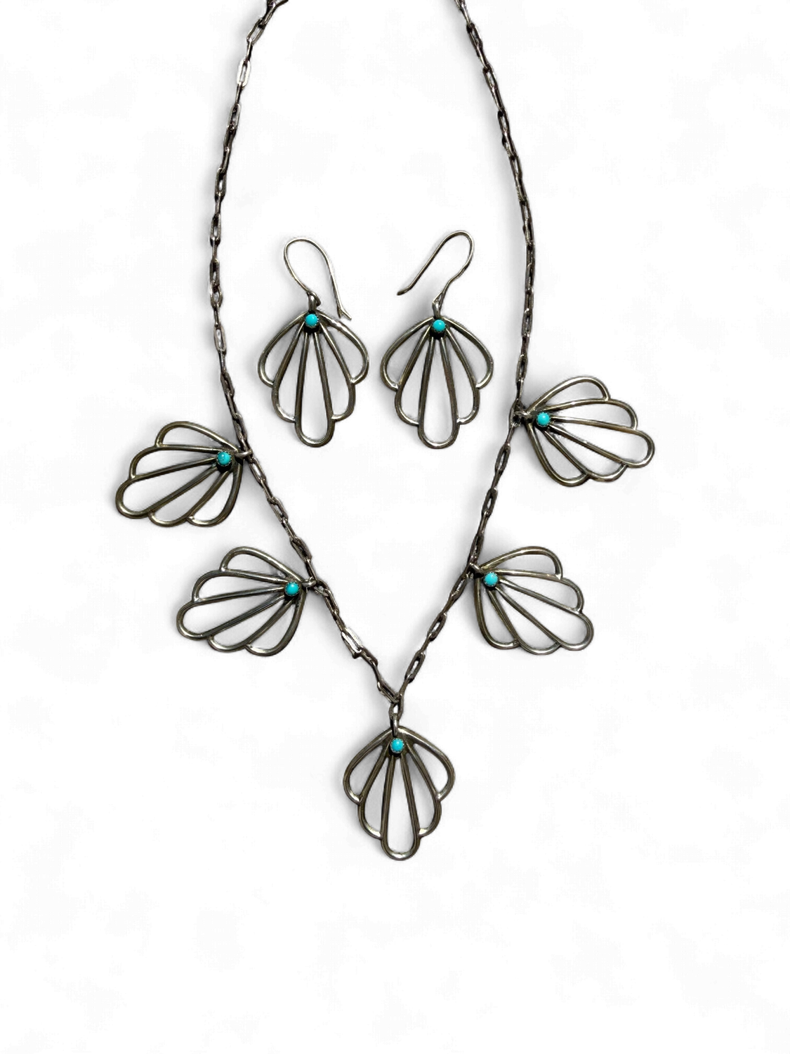 085703 S/S Cast Necklace/Earrings