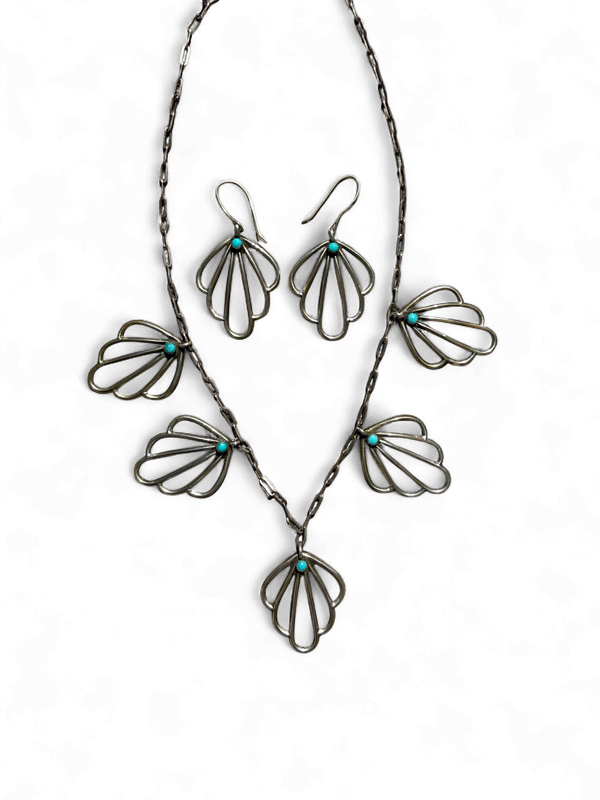 085703 S/S Cast Necklace/Earrings