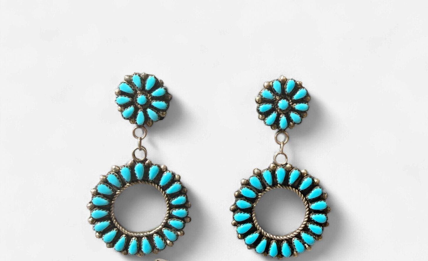 085694 Turq.Cluster Earrings