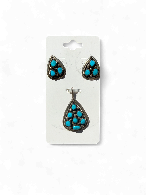 083647 CO1008#4 SS/Turq.3pc.Set