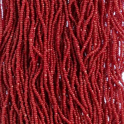 13/0 Seed Beads Cut, Colour: OP DK Red Cut