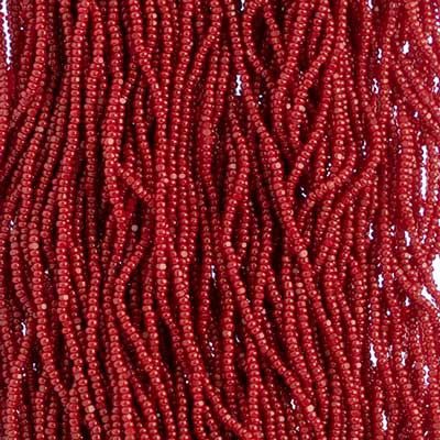 13/0 Seed Beads Cut, Colour: OP DK Red Cut