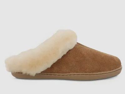3361 Tan Sheepskin Mule