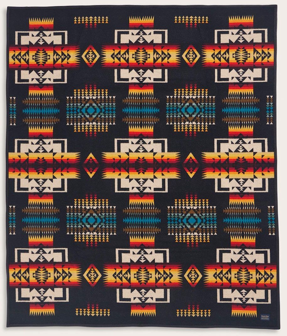 Chief Joseph Robe 64x80" - Black