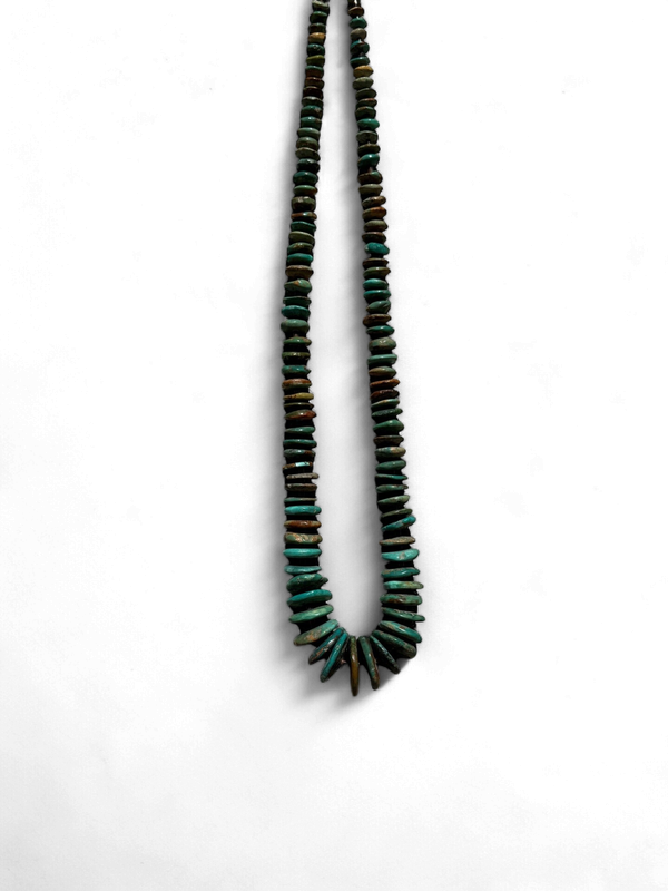 036017 AH4 Vintage Turq Necklace