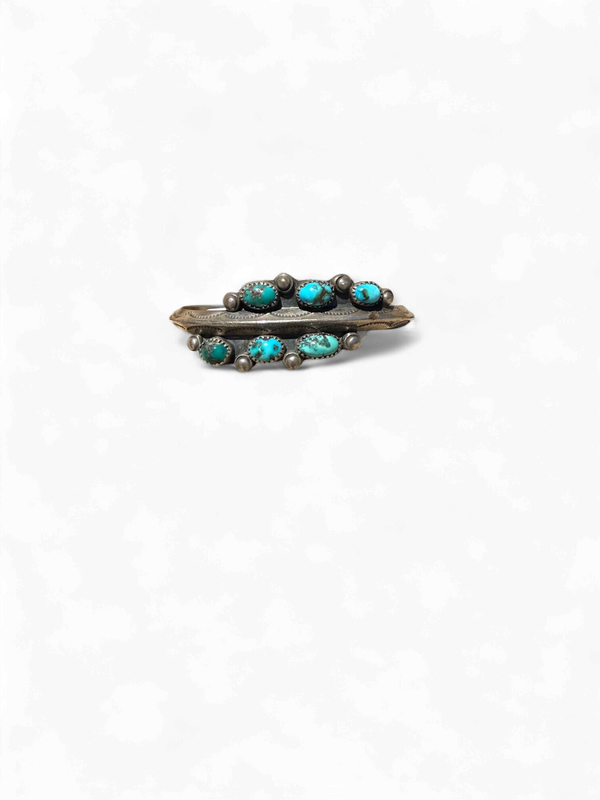 085371 GDS1227 6-Stone Turq.Cuff