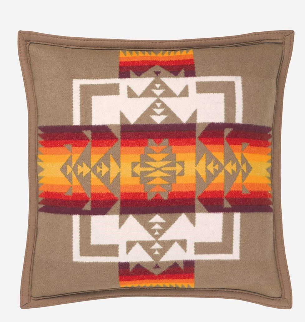 Chief Jos Pillow Khaki 16x16"