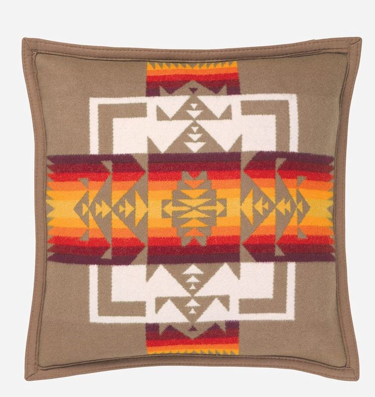 Chief Jos Pillow Khaki 16x16"