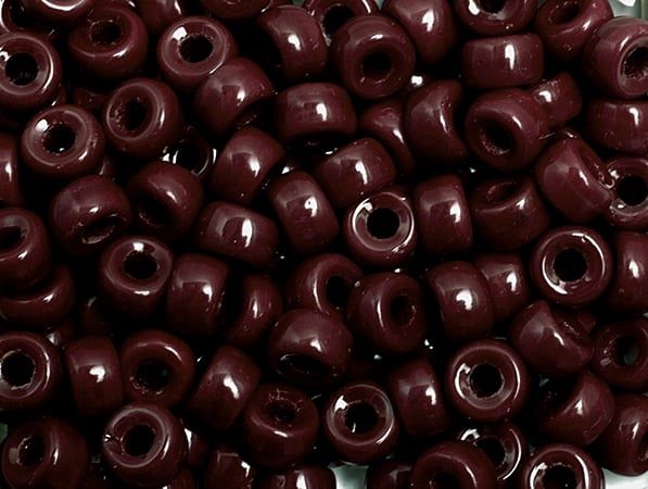 6mm Wine Mini Crow Bead 100pc