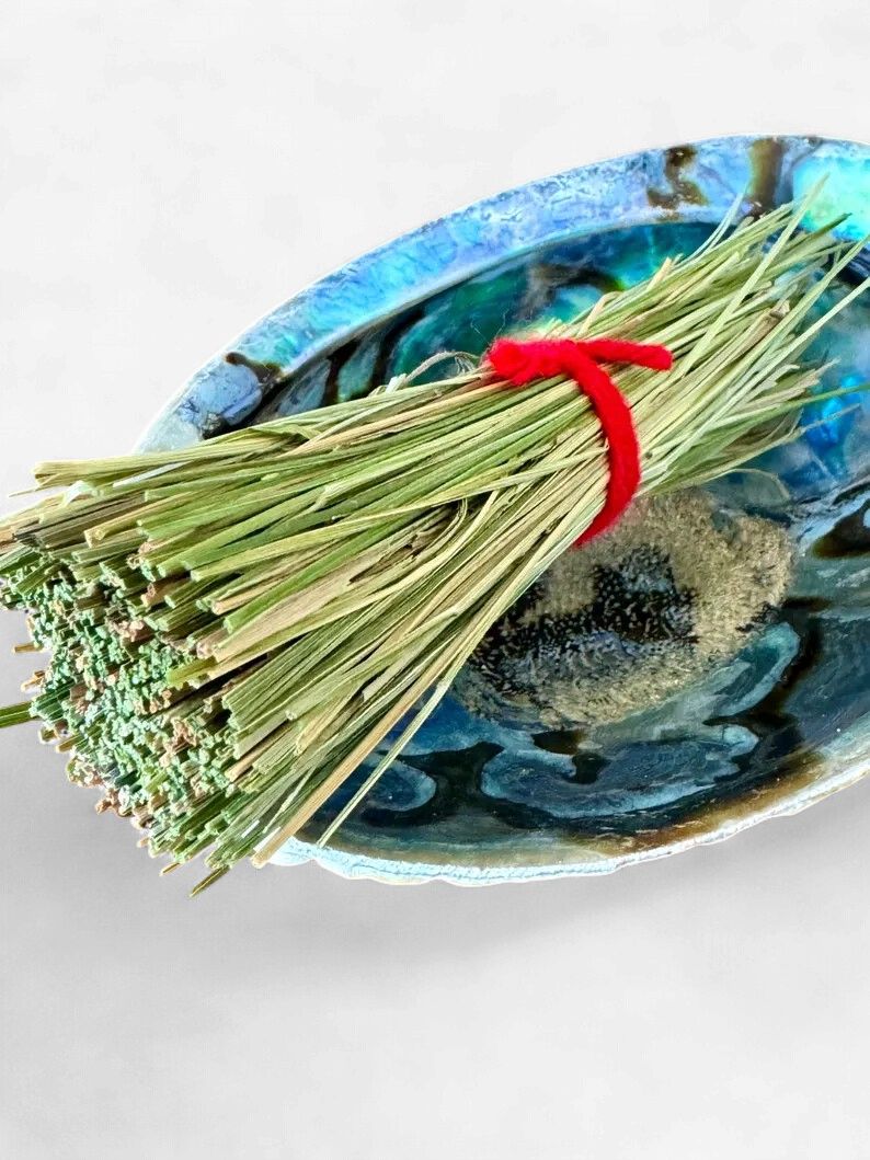 Sweet Grass Smudge Kit
